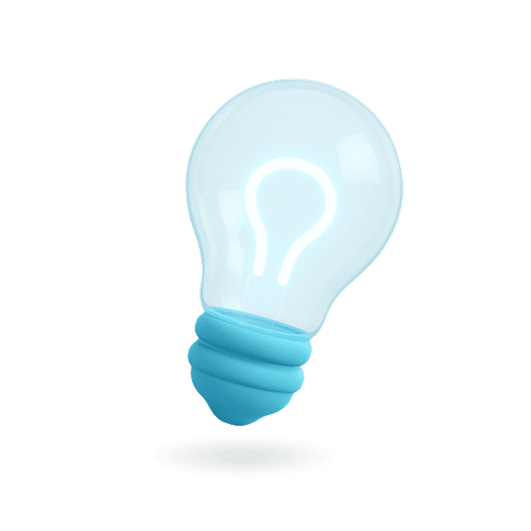 3D render van een lamp