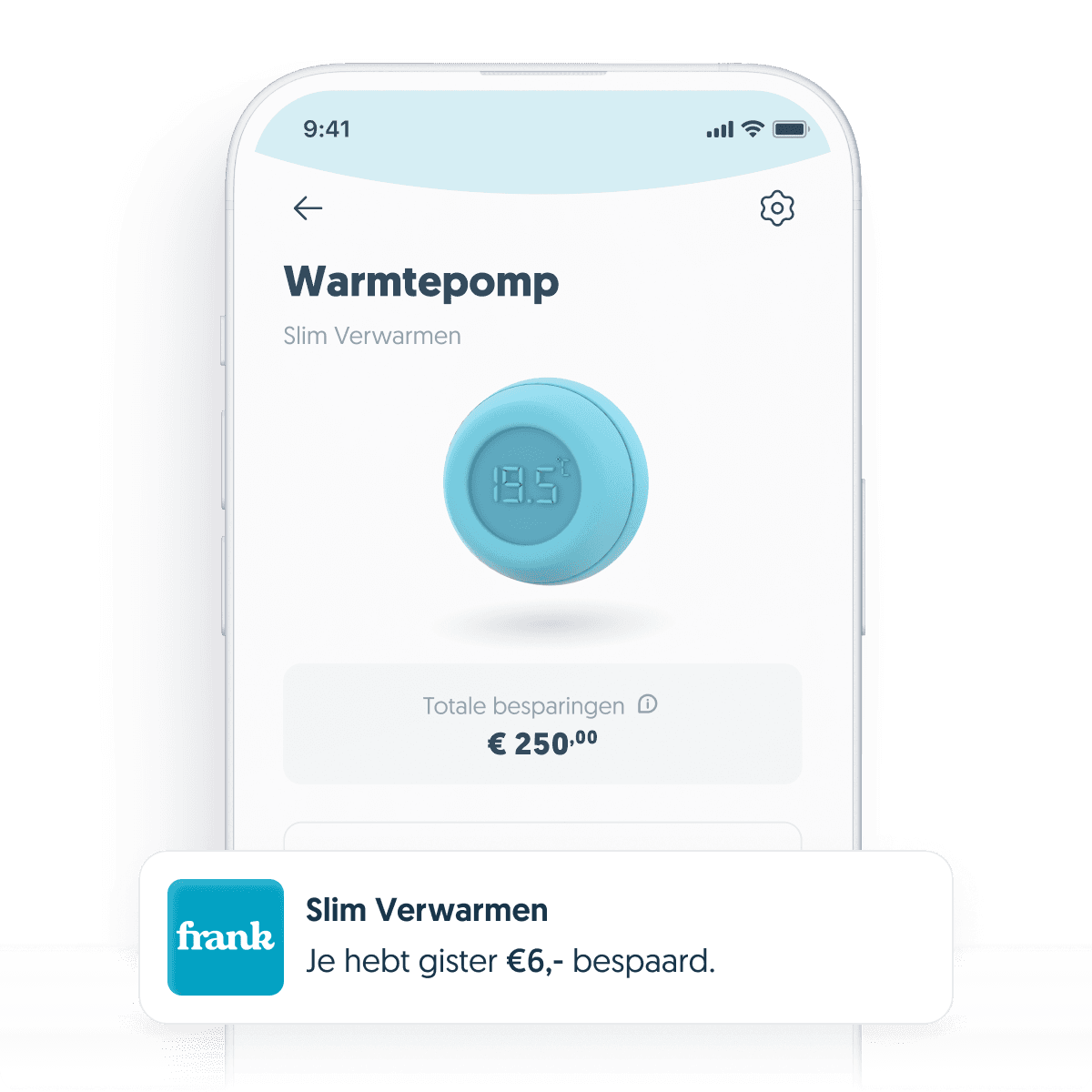 Slim verwarmen in de app